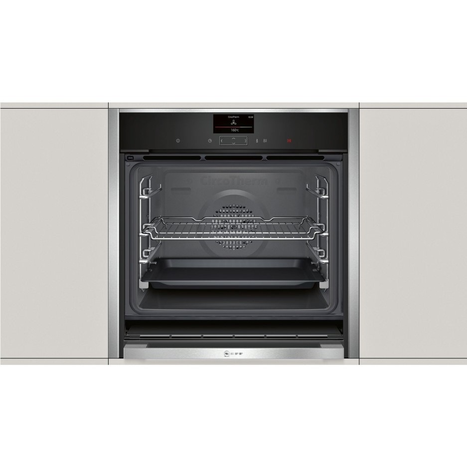 NEFF B47CS34H0B N90 Touch Control Multifunction Single Oven With SLIDE