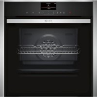 Neff B47VS34N0B Slide & Hide Electric Built-in Single Oven Stainless Steel