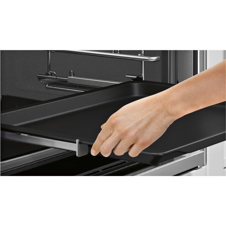Neff B48FT78N1B N90 FullSteam Multifunction Built-in Steam Oven With Slide and Hide - Stainless Steel