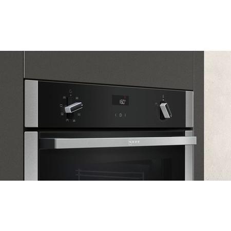 GRADE A1 - NEFF B4ACF1AN0B N50 6 Function Slide And Hide Single Oven With Catalytic Cleaning - Stainless Steel