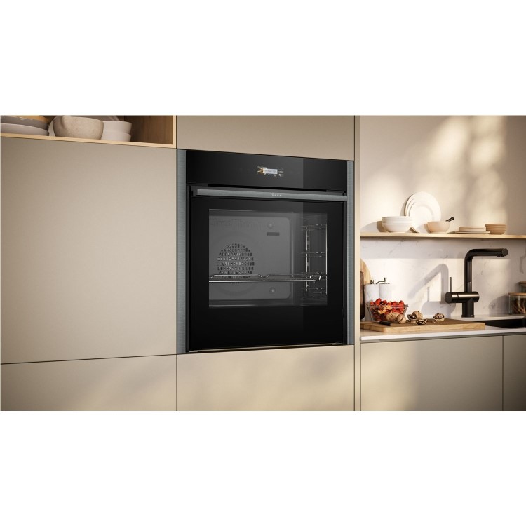 Neff N70 B54CR31G0B Slide and Hide Electric Oven - Graphite Grey