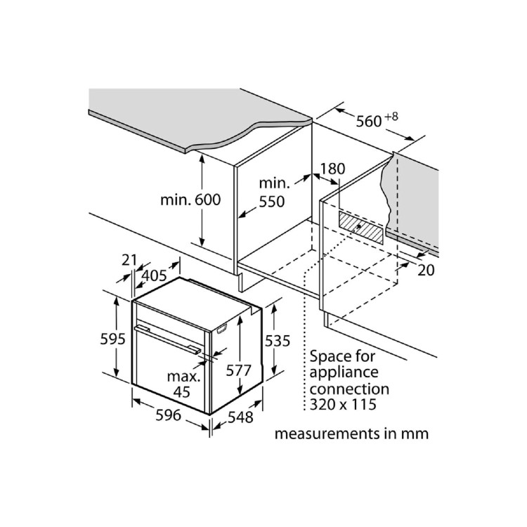 Neff N70 B54CR71G0B Slide and Hide Single Oven - Graphite Grey
