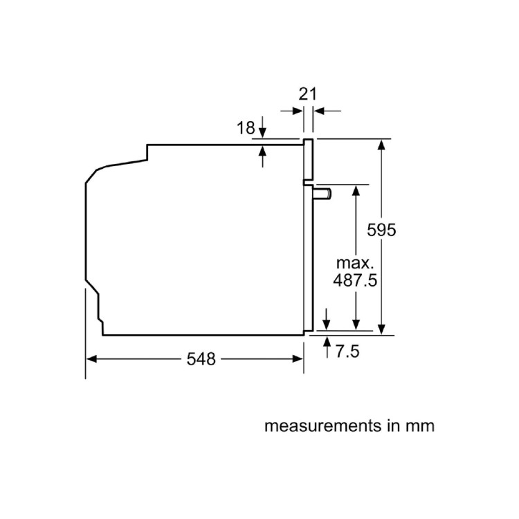 Neff N70 B54CR71G0B Slide and Hide Single Oven - Graphite Grey