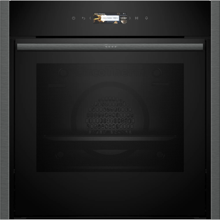 Neff N70 B54CR71G0B Slide and Hide Single Oven - Graphite Grey