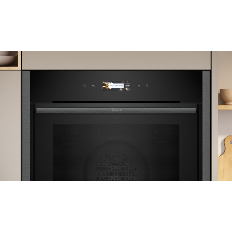 Neff N70 B54CR71G0B Slide and Hide Single Oven - Graphite Grey