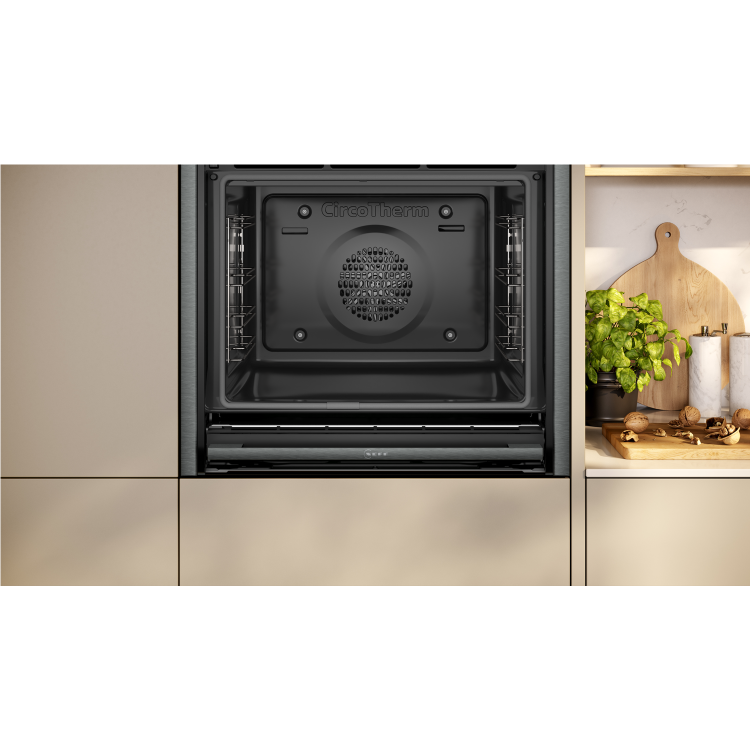 Neff N70 B54CR71G0B Slide and Hide Single Oven - Graphite Grey
