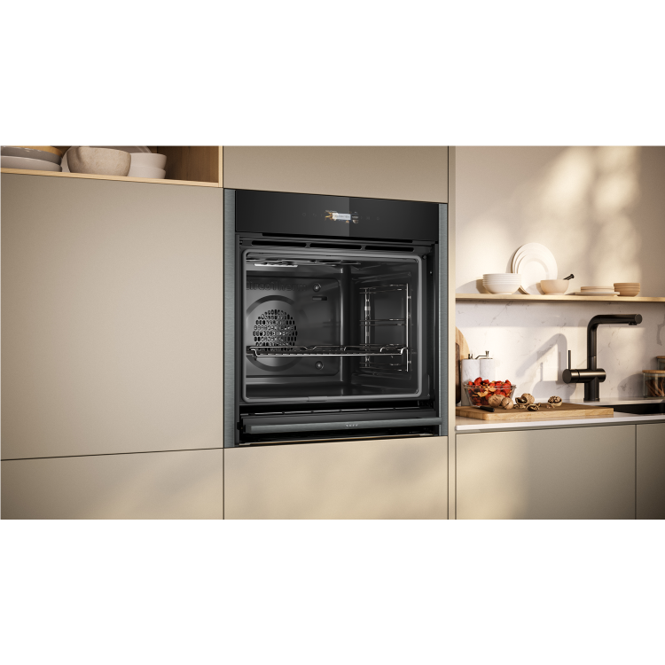 Neff N70 B54CR71G0B Slide and Hide Single Oven - Graphite Grey