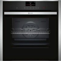 GRADE A2 - Neff B57CS24H0B N90 Multifunction Single Oven With Pyrolytic Cleaning & SLIDE&HIDE Door - Black With
