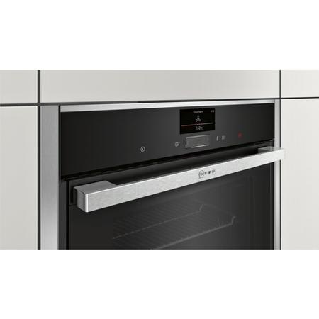 Neff B57CS24N0B Slide & Hide Electric Built-in Single Oven Stainless Steel