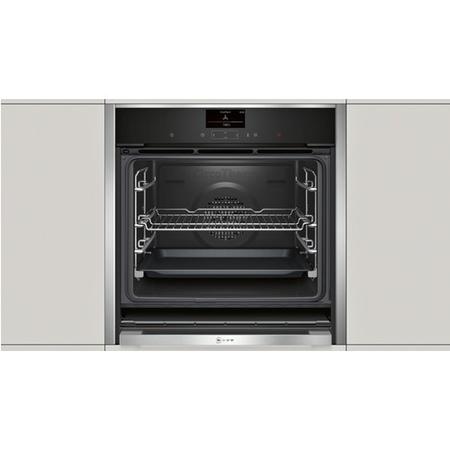 Neff B57CS24N0B Slide & Hide Electric Built-in Single Oven Stainless Steel