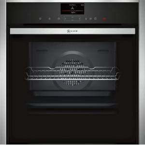 GRADE A1 - NEFF B47FS34N0B FullSteam Slide and HideTouch Control Built-in Steam Oven Stainless Steel