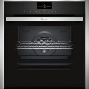 GRADE A2 - NEFF B47FS34N0B FullSteam Slide and HideTouch Control Built-in Steam Oven Stainless Steel