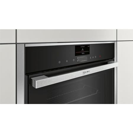 GRADE A2 - Neff B57VS24N0B Slide & Hide Electric Built-in Single Oven Stainless Steel