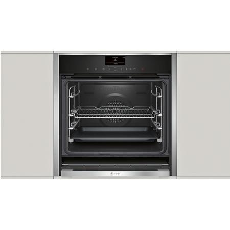 GRADE A2 - Neff B57VS24N0B Slide & Hide Electric Built-in Single Oven Stainless Steel