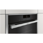 Neff B58CT68N0B N90 Slide And Hide Electric Built-in Single Oven - Stainless Steel