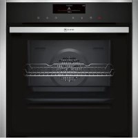 Neff B48VT38N0B Slide & Hide Electric Built-in Single Oven Stainless Steel