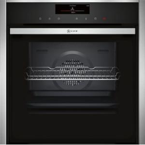 Neff B48VT38N0B Slide & Hide Electric Built-in Single Oven Stainless Steel