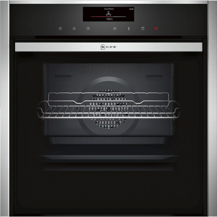 GRADE A2 - Neff B58VT68N0B Slide And Hide Electric Built-in Single Oven Stainless Steel