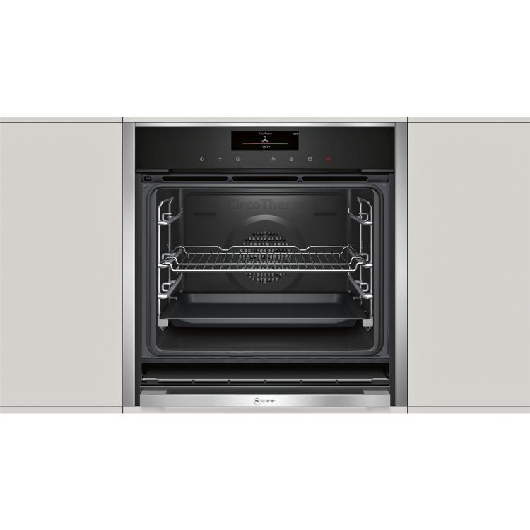 GRADE A2 - Neff B58VT68N0B Slide And Hide Electric Built-in Single Oven Stainless Steel