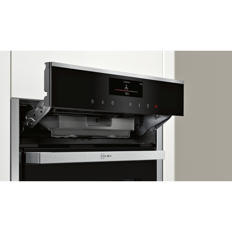 GRADE A2 - Neff B58VT68N0B Slide And Hide Electric Built-in Single Oven Stainless Steel