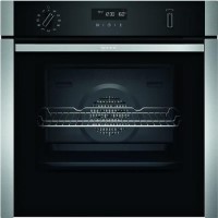 Neff N50 Slide & Hide 8 Function Pyrolytic Self Cleaning Single Oven with Meatprobe - Stainless Steel Neff N50 Slide & Hide 8 Function Pyrolytic Self Cleaning Single Oven with Meatprobe - Stainless Steel