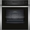 Refurbished Neff N50 Slide &amp; Hide Pyrolytic Self Cleaning Single Oven with Added Steam Function - Stainless Steel