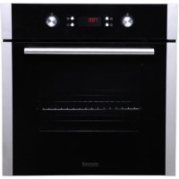 Baumatic B630MC Megachef Pyrolytic Multifunction Electric Built-in Single Oven Black And Stainless Steel