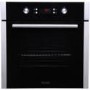 Baumatic B630MC Megachef Pyrolytic Multifunction Electric Built-in Single Oven Black And Stainless Steel