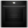 Neff N90 Slide & Hide Electric Single Oven - Graphite Grey