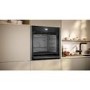 Neff N90 Slide & Hide Electric Single Oven - Graphite Grey