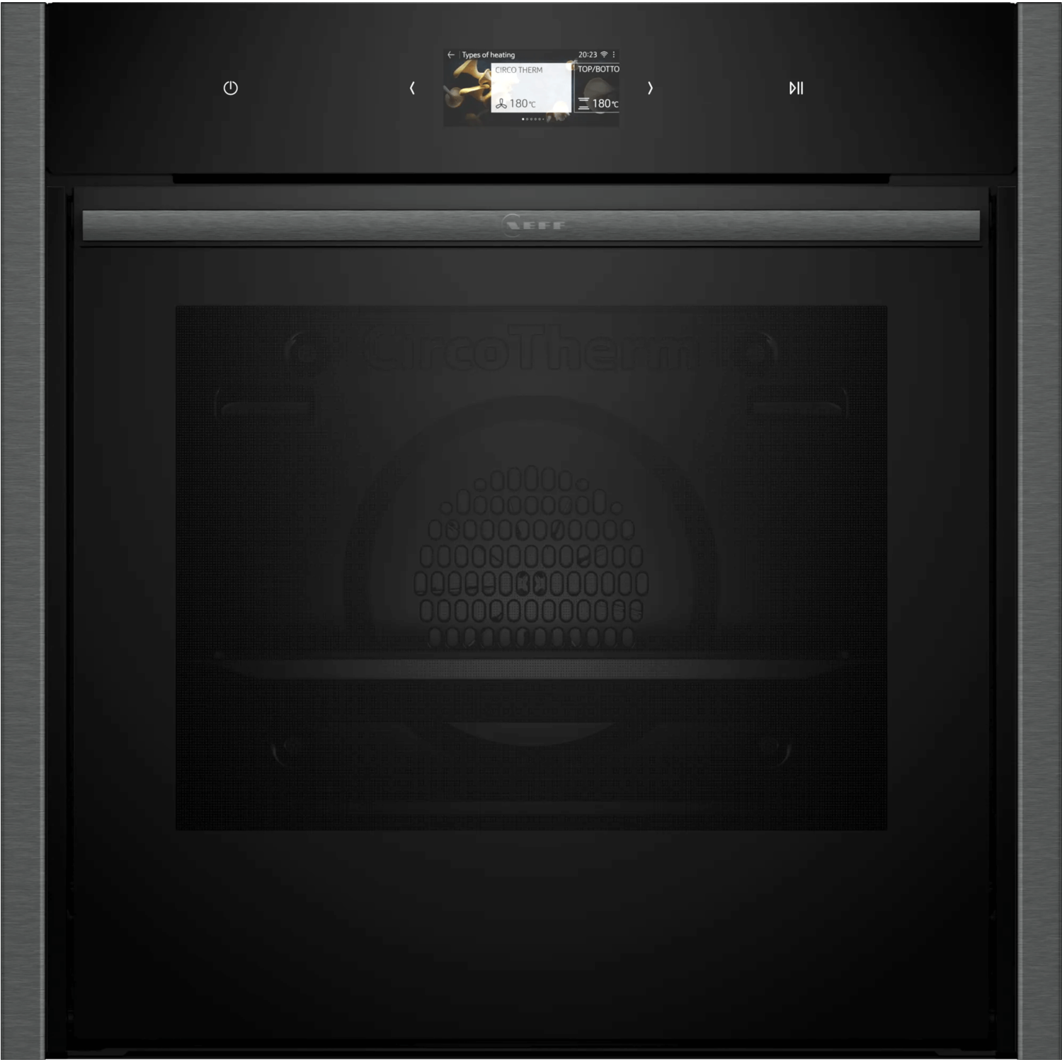 Neff B64CS71G0B N90 Slide & Hide Pyrolytic Self Cleaning Oven - Graphite Grey