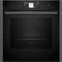 Neff N90 Slide & Hide Electric Single Oven with Steam - Black