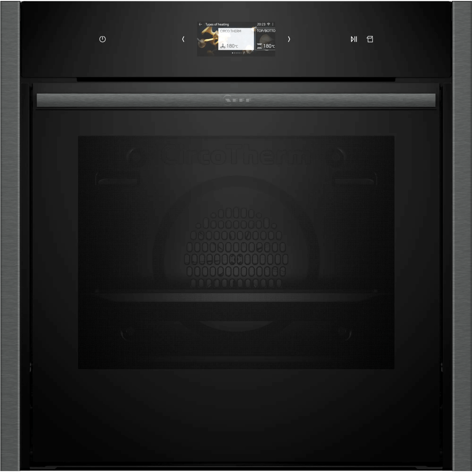 Neff B64vs71g0b N90 Slide & Hide Single Oven With Steam Function Graphite  B64VS71G0B
