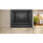 Neff N90 Slide & Hide Electric Single Oven - Graphite Grey