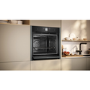 Neff N90 Slide & Hide Electric Single Oven - Graphite Grey