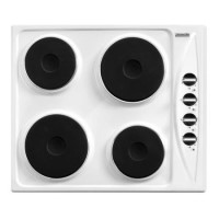 Baumatic B65.1W 60 cm 4 Solid Plate Electric Hob