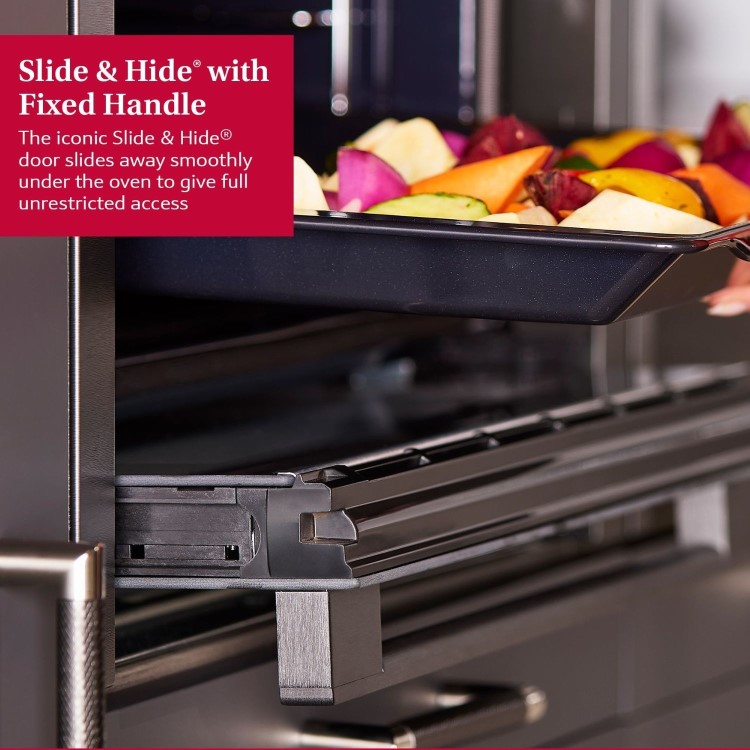Neff N50 Slide & Hide Electric Single Oven - Graphite Grey