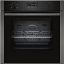 Neff N50 Slide & Hide Electric Single Oven - Graphite Grey