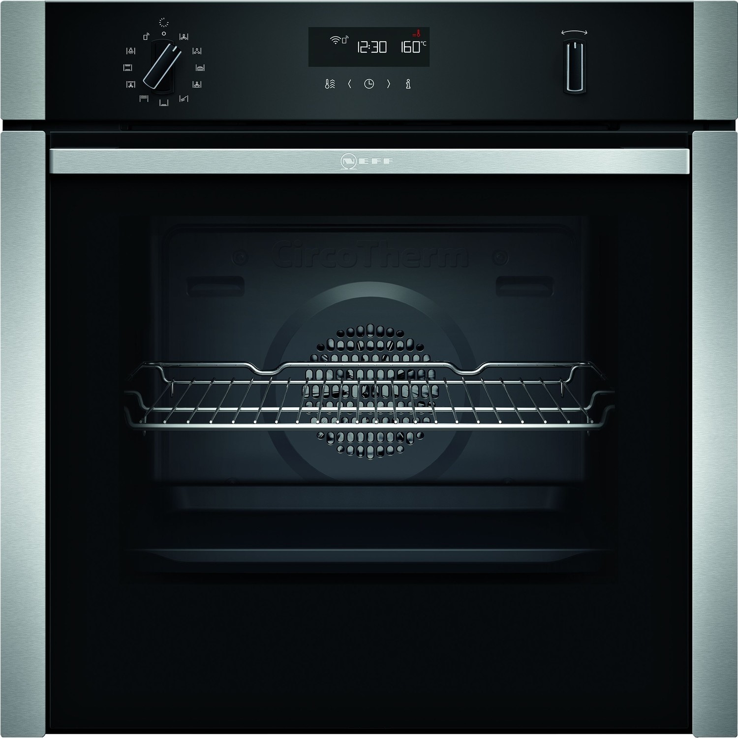 Neff B6ACH7HH0B N50 Slide & Hide Electric Single Oven - Stainless Steel