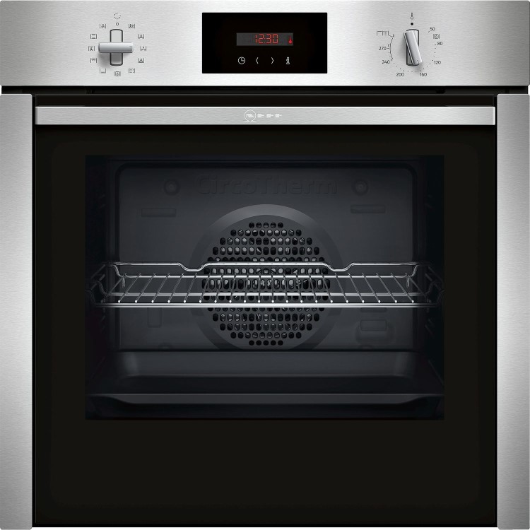 Neff N30 Slide & Hide Electric Single Oven - Stainless Steel