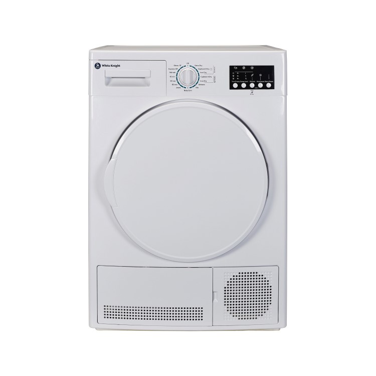 White Knight B93V7W 7kg Sensor Condenser Tumble Dryer - White