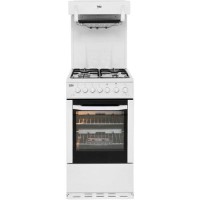 GRADE A3 - Beko BA52NEW 62L Gas Cooker with Single Oven and Grill - White