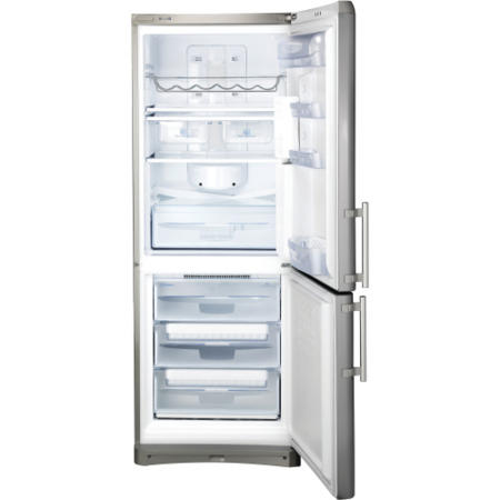 Indesit BAAN40FNFSWD 70cm Wide Freestanding Fridge Freezer with Water Dispenser in Silver