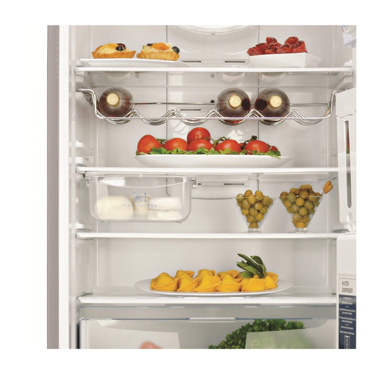 Indesit BAAN40FNFSWD 70cm Wide Freestanding Fridge Freezer with Water Dispenser in Silver