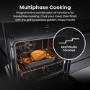 Hisense Hi8 BAS6PH8BUKWF Electric Self-Cleaning Single Oven - Black