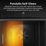 GRADE A2 - Hisense Hi8 BAS6PH8BUKWF Electric Self-Cleaning Single Oven - Black