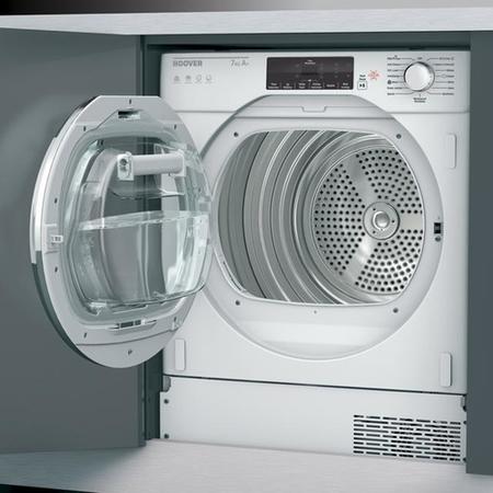 Refurbished Hoover H-Dry 300 BATDH7A1TCE-80 Integrated Heat Pump 7KG Tumble Dryer White