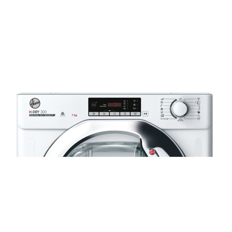Hoover H-Dry 300 7kg Integrated Heat Pump Tumble Dryer - White