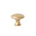 Brushed Brass Round Handle - Baxenden