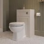 500mm Beige Back to Wall Toilet Unit Only – Baxenden